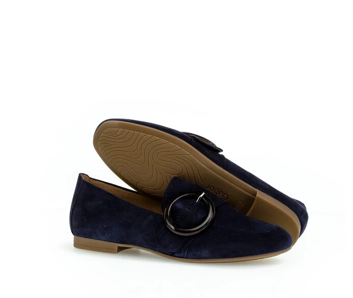 Gabor Loafers Dame Blå | DK0001759