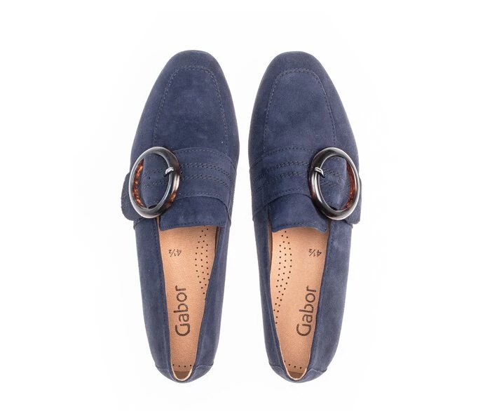 Gabor Loafers Dame Blå | DK0001759