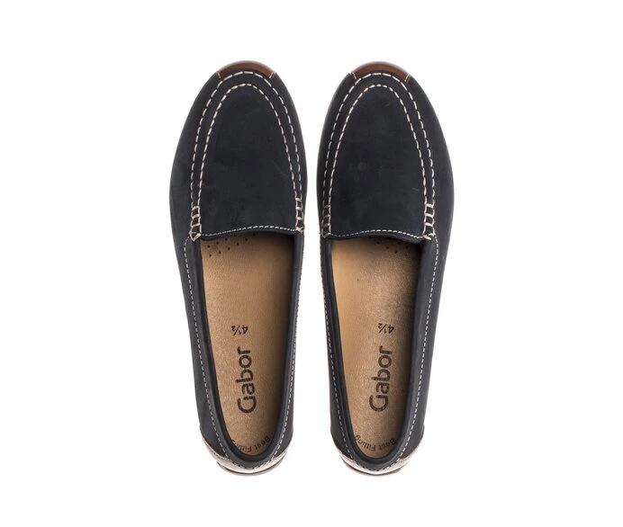 Gabor Loafers Dame Blå | DK0001795