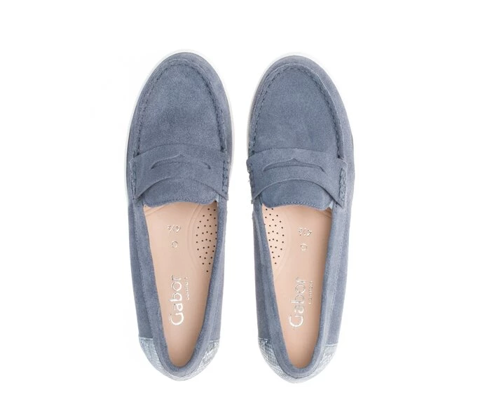 Gabor Loafers Dame Blå | DK0001835