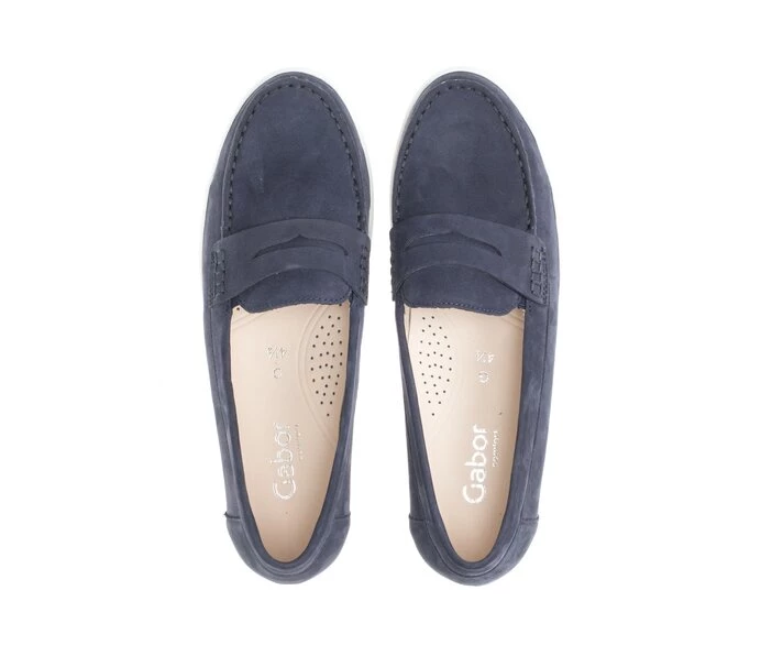 Gabor Loafers Dame Blå | DK0001864