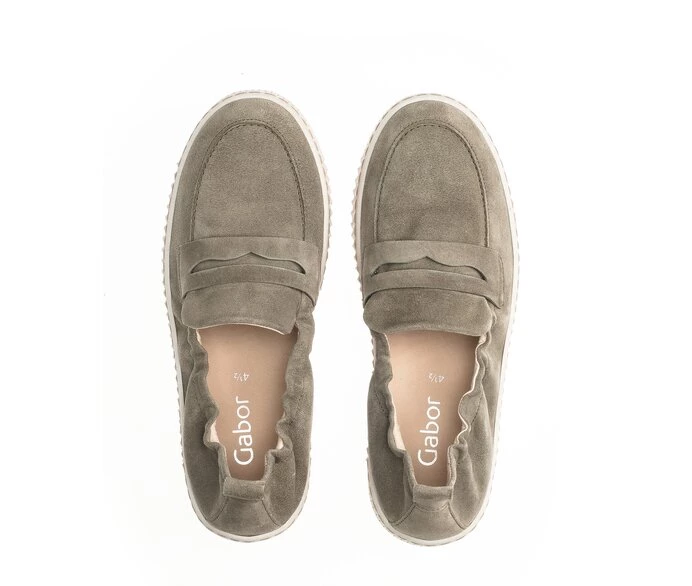 Gabor Loafers Dame Grøn | DK0001724