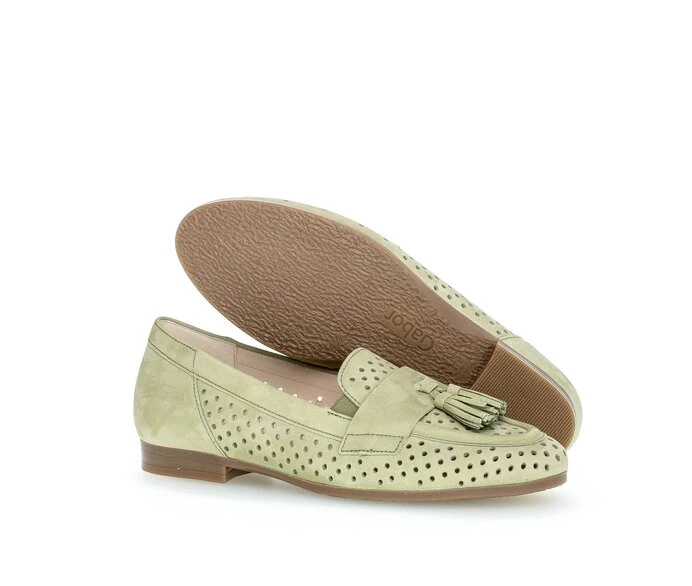 Gabor Loafers Dame Grøn | DK0001739