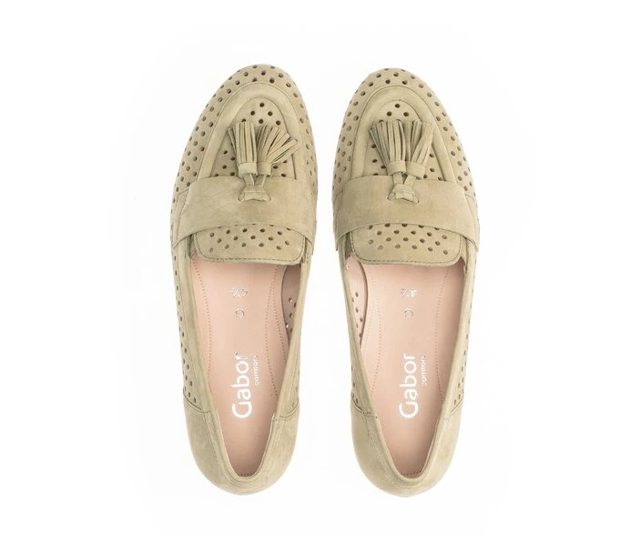 Gabor Loafers Dame Grøn | DK0001739