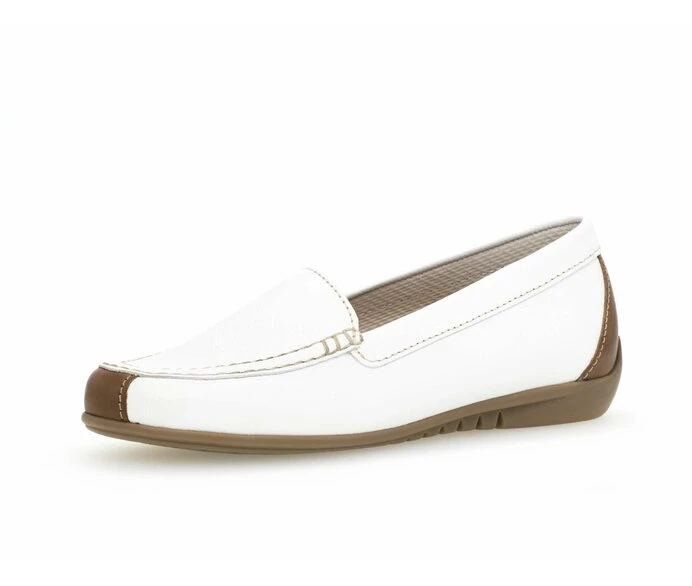 Gabor Loafers Dame Hvide | DK0001733