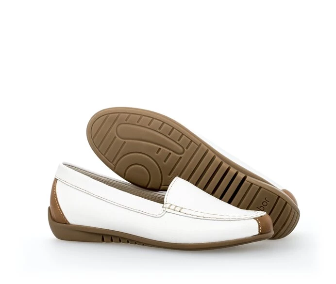 Gabor Loafers Dame Hvide | DK0001733