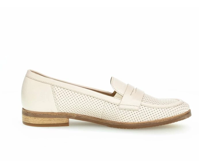 Gabor Loafers Dame Hvide | DK0001754