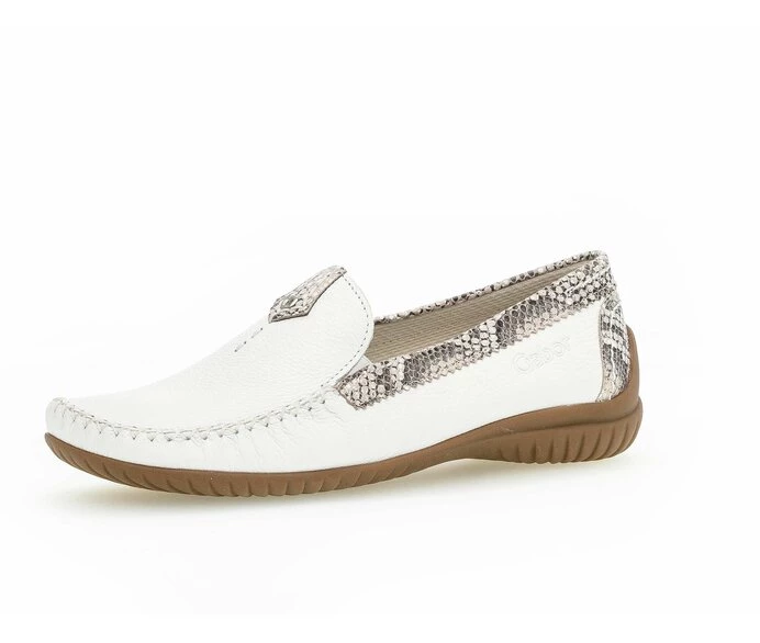 Gabor Loafers Dame Hvide | DK0001822