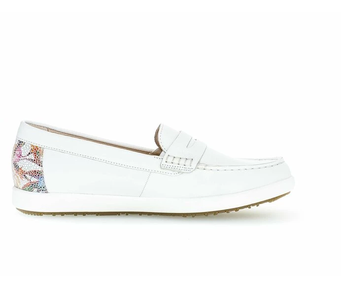 Gabor Loafers Dame Hvide | DK0001830