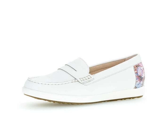 Gabor Loafers Dame Hvide | DK0001830