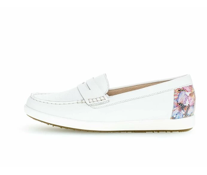 Gabor Loafers Dame Hvide | DK0001830