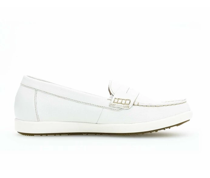 Gabor Loafers Dame Hvide | DK0001868