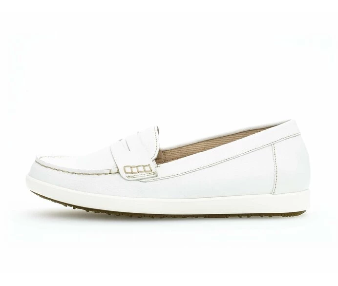 Gabor Loafers Dame Hvide | DK0001868