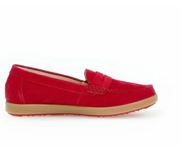 Gabor Loafers Dame Rød | DK0001771