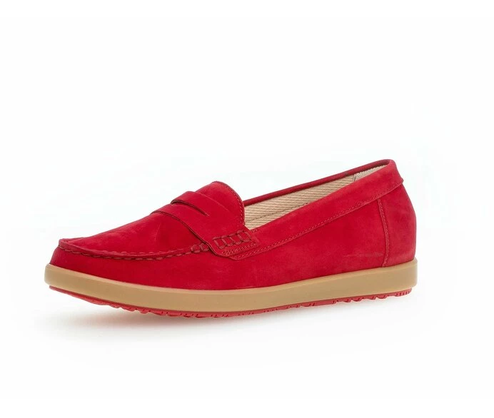 Gabor Loafers Dame Rød | DK0001771