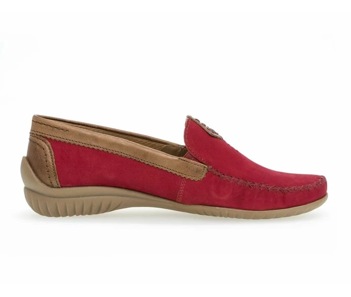 Gabor Loafers Dame Rød | DK0001788