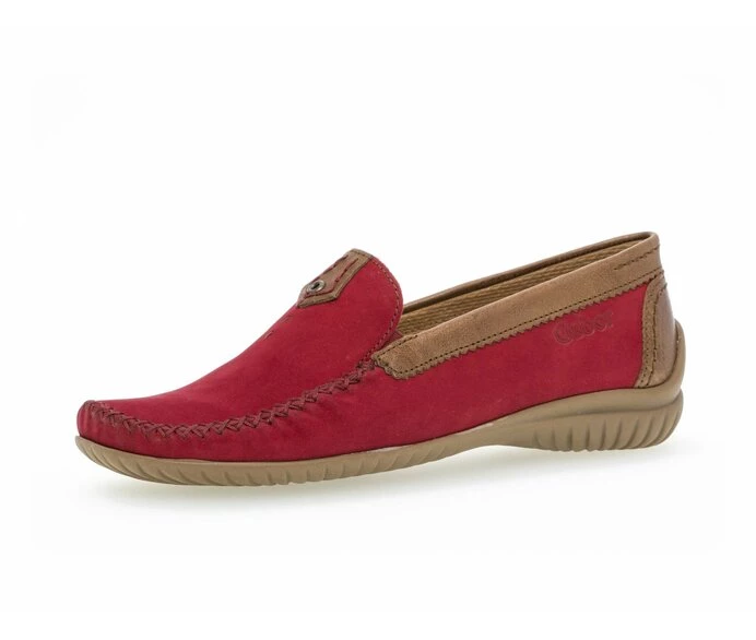 Gabor Loafers Dame Rød | DK0001788