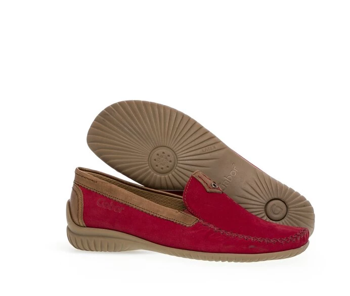 Gabor Loafers Dame Rød | DK0001788