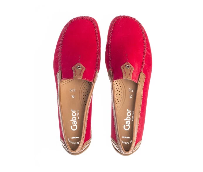 Gabor Loafers Dame Rød | DK0001788