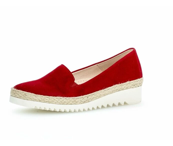 Gabor Loafers Dame Rød | DK0001813