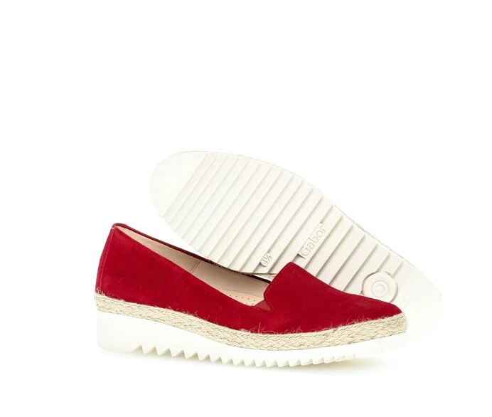 Gabor Loafers Dame Rød | DK0001813