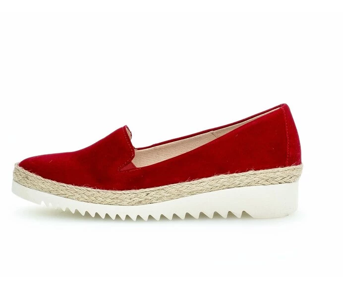 Gabor Loafers Dame Rød | DK0001813