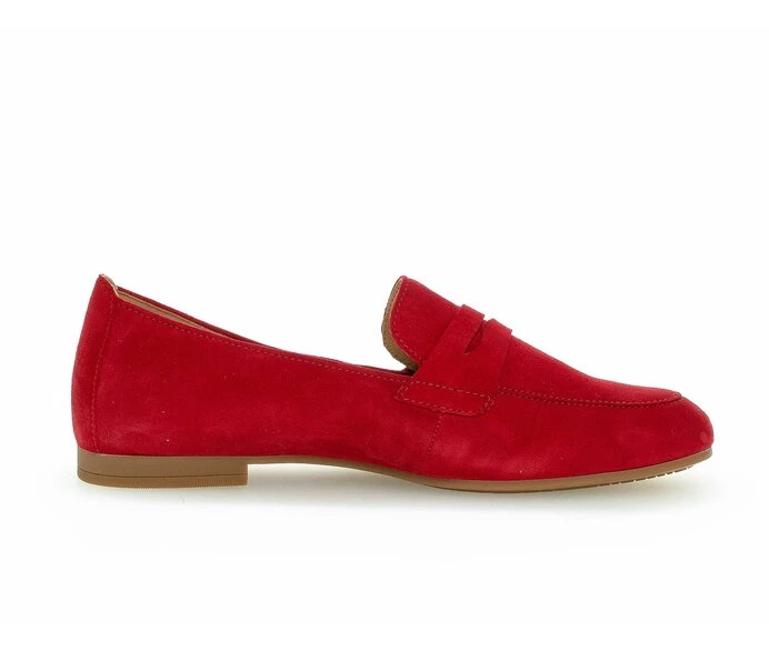 Gabor Loafers Dame Rød | DK0001895