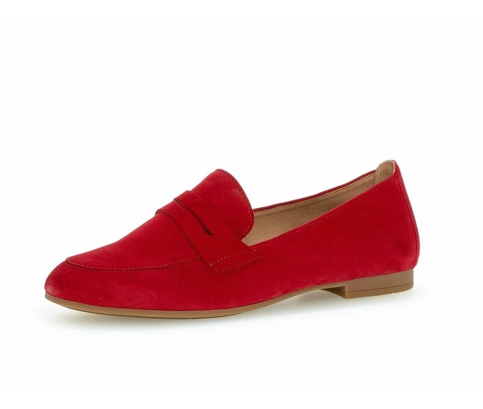 Gabor Loafers Dame Rød | DK0001895