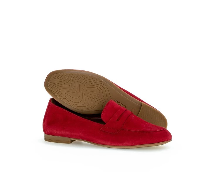 Gabor Loafers Dame Rød | DK0001895