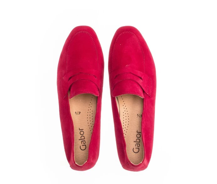 Gabor Loafers Dame Rød | DK0001895