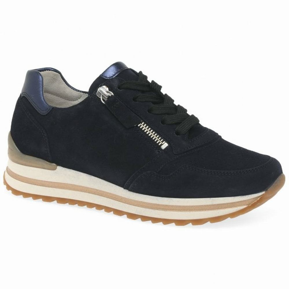 Gabor Nulon Sneakers Dame Blå | DK0001347