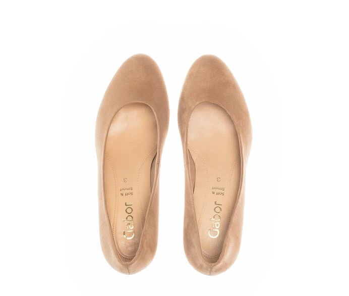 Gabor Pumps Dame Beige | DK0001545