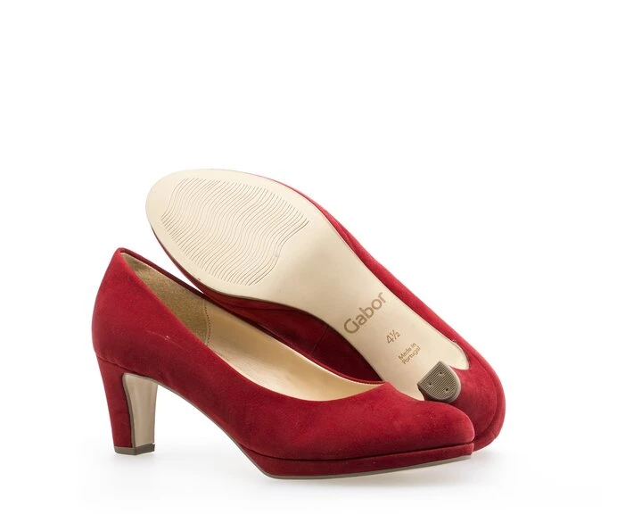 Gabor Pumps Dame Rød | DK0001397