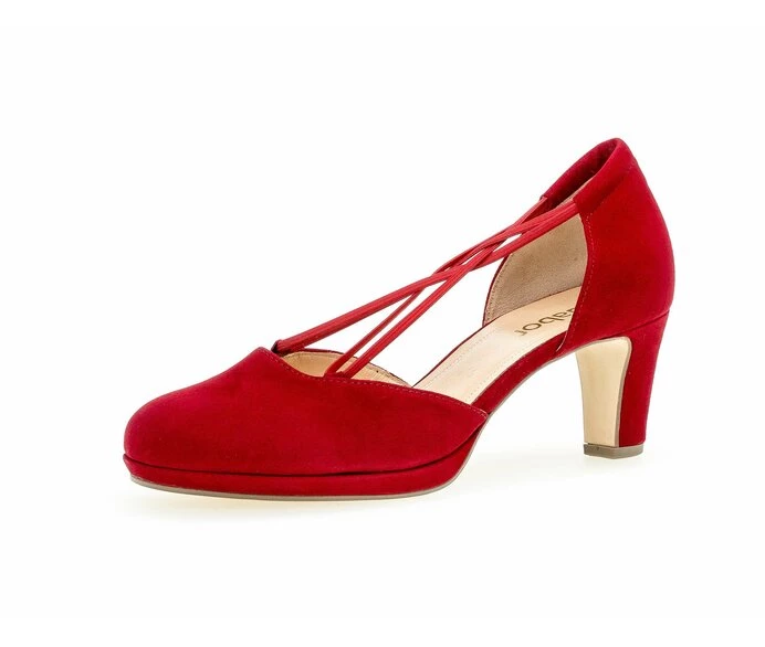 Gabor Pumps Dame Rød | DK0001519