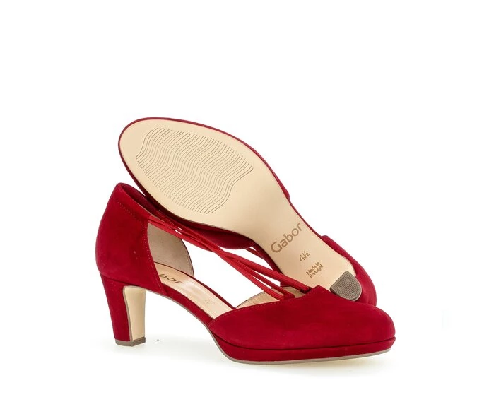 Gabor Pumps Dame Rød | DK0001519