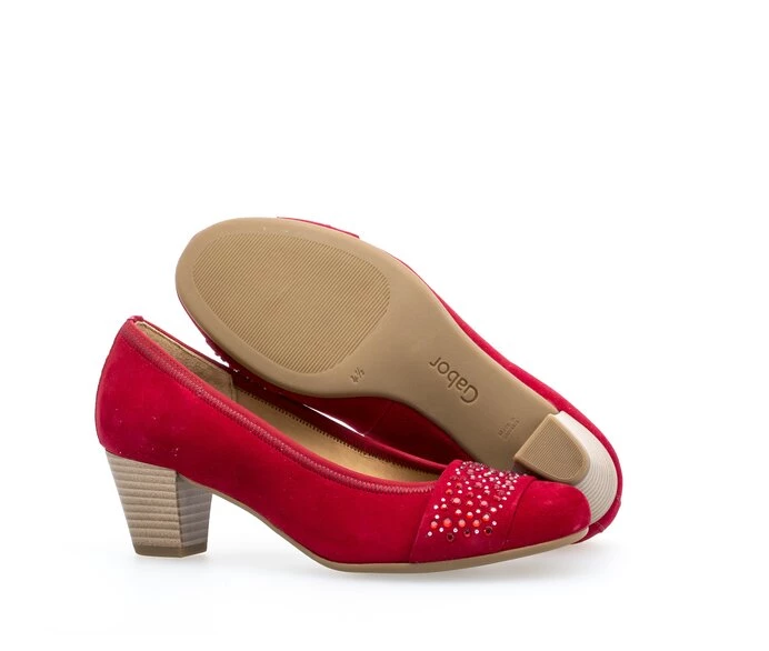 Gabor Pumps Dame Rød | DK0001691