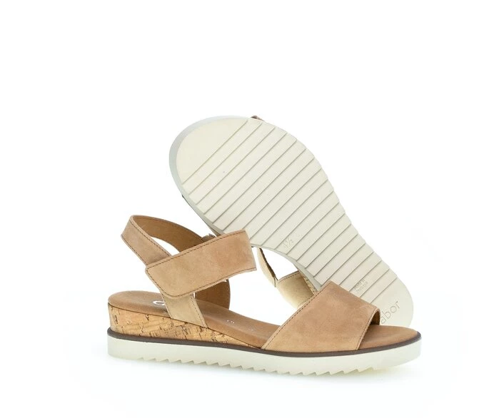 Gabor Sandaler Dame Beige | DK0002259