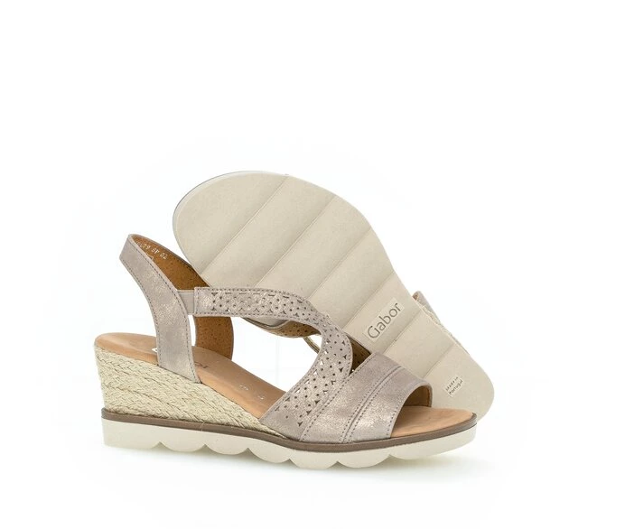 Gabor Sandaler Dame Beige | DK0002422