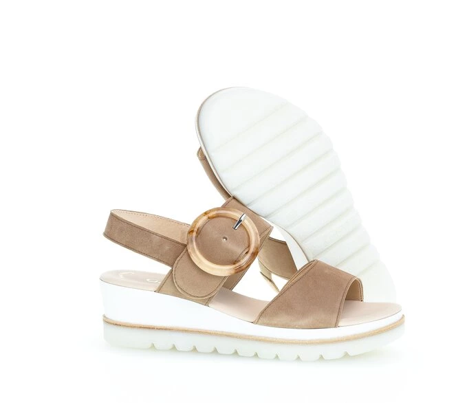 Gabor Sandaler Dame Beige | DK0002556