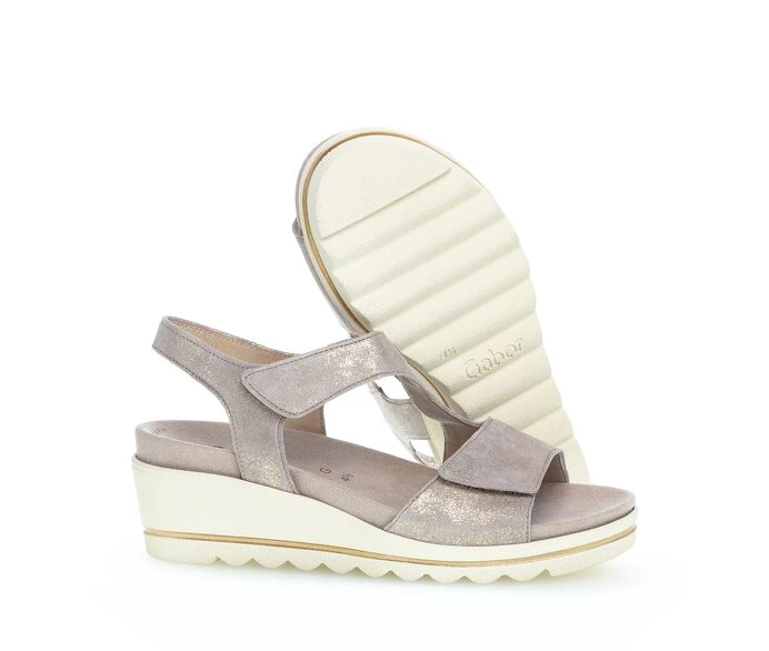 Gabor Sandaler Dame Beige | DK0002599