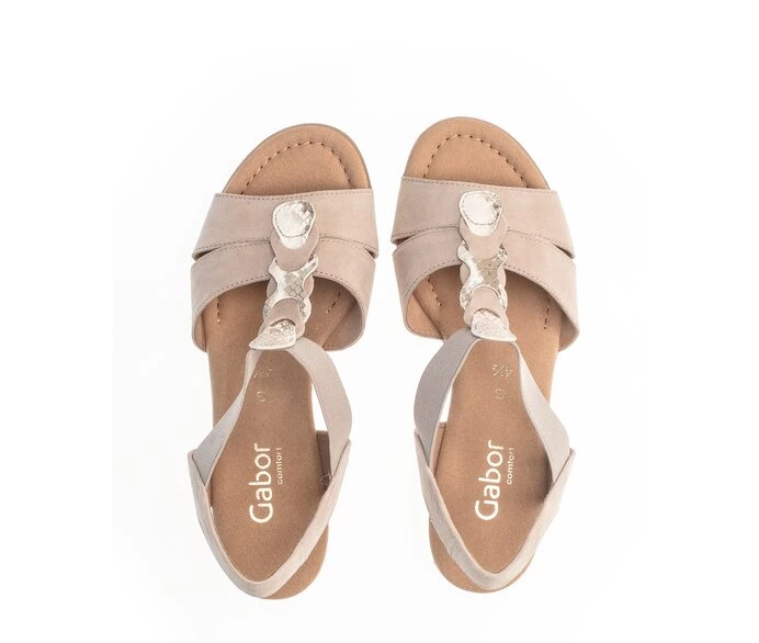 Gabor Sandaler Dame Beige | DK0002607