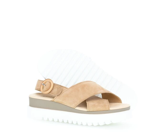 Gabor Sandaler Dame Beige | DK0002822