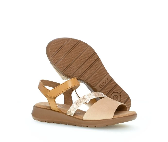 Gabor Sandaler Dame Beige | DK0002833