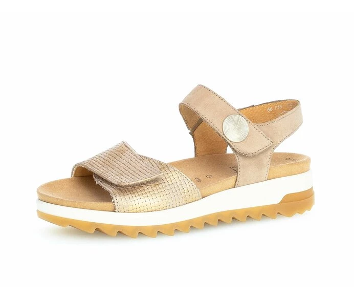 Gabor Sandaler Dame Beige | DK0002835