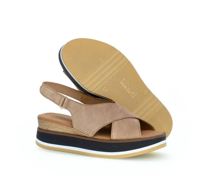 Gabor Sandaler Dame Beige | DK0002846