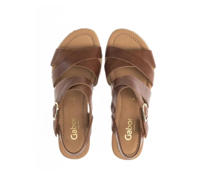 Gabor Sandaler Dame Brune | DK0002379