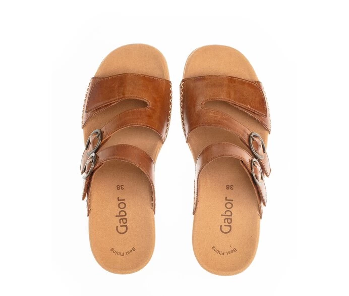 Gabor Sandaler Dame Brune | DK0002406