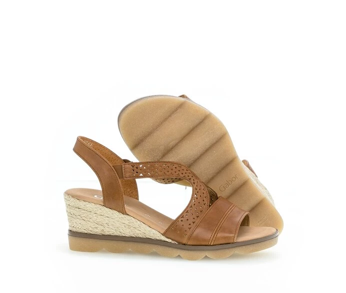 Gabor Sandaler Dame Brune | DK0002454