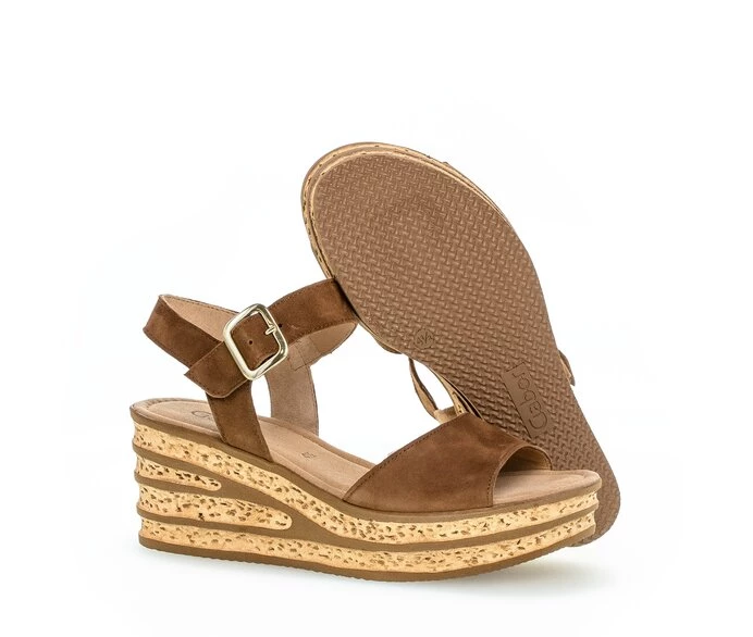 Gabor Sandaler Dame Brune | DK0002734