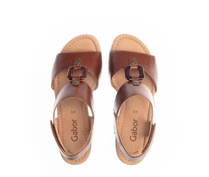 Gabor Sandaler Dame Brune | DK0002899